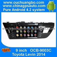 Ouchuangbo Car Radio Stereo GPS Android 4.2 For Toyota Levin 2014 DVD Multimedia Kit