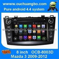 Ouchuangbo Car GPS Stereo For Mazda 3 2009-2012 GPS Navigation Android 4.4 DVD Audio Player