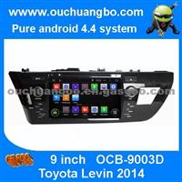 Ouchuangbo Auto GPS Navigation DVD Multimedia Kit For Toyota Levin 2014 Android 4.4 3G Wifi Bluetooth Ipod Stereo System