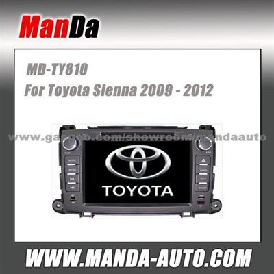 Good Quality Car Dvd Player For Toyota Sienna 2009 2010 2011 2012 In-Dash Navigation Automobiles