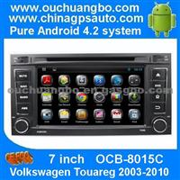 Ouchuangbo dvd automotivo radio china pure android 4.2 VW Touareg 2003-2010