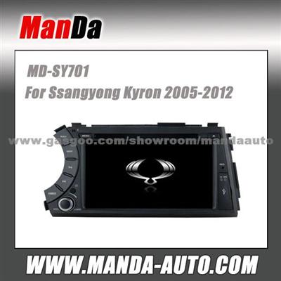 Manda 2 Din Car Dvd Player For Ssangyong Kyron 2005-2012 Indash Head Unit Touch Screen Dvd Radio Support Ipod Function