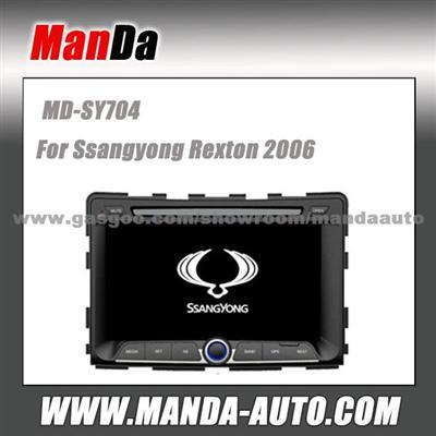 Manda Hd Touch Screen Dvd Players Car Dvd Gps For Ssangyong Rexton 2006 In-Dash Head Unit Factory Navigation