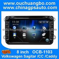 Ouchuangbo 8 Inch Car Radio Audio DVD PC VW Caddy Tiguan Polo