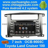 Ouchuangbo Car Stereo Dvd Radio Navi Toyota Land Cruiser 100 Android 4.2 OS