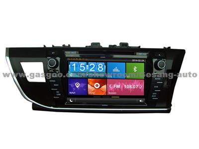 Car DVD Players For TOYOTA Corolla RHD 2013
