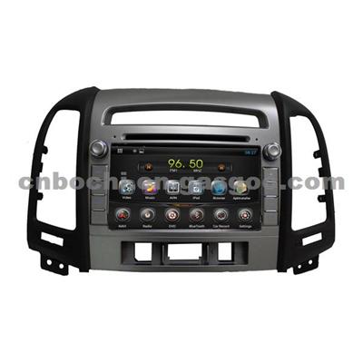 Dvd With Android System And High Performance For Hyundai Santa Fe 2012