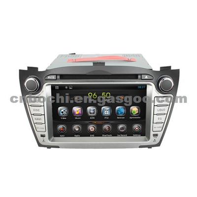 Car Dvd With Gps Navigation And Android System For Hyundai TUCSON IX35 ST-7022