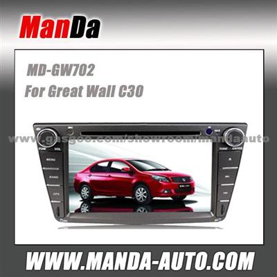 Manda 2 Din Car Dvd Gps For Great Wall C30 In-Dash Head Unit Gps Factory Audio Player