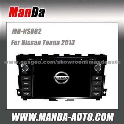 Manda Car Radio For Nissan Teana 2013-2014 Car Radio Dvd Navigation In-Dash Head Units Satellite Gps Auto Stereo