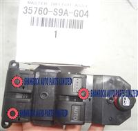 Hon Da Jazz 1.3L Year 2002-2006 Power Window Switch 35760-S9A-G04 /Hon Da Jazz Electric Window Switch /Honda Jazz 1.3L Year 2004 Power Window Switch