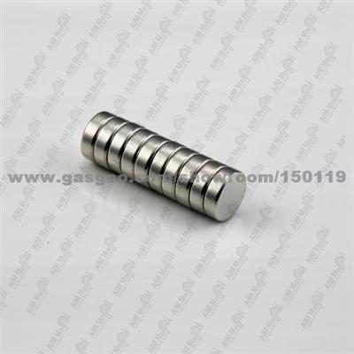 Coated-Ag D10*2MM Rare Earth Magnet