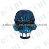 Metallic Blue Blasting Teeth Ghost Gear Shift Knob