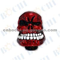 Red Car Universal Skull Knob