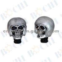 Silver Devil Knight Gear Shift Knob