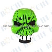 Green Blasting Teeth Ghost Gear Shift Knob