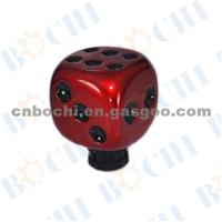 Dark Red And Black Dice Gear Shift Knob