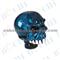 Metallic Blue Blasting Teeth Ghost Gear Shift Knob - img2