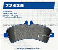 D1318 Brake Pads For Dodge, Mercedez Benz