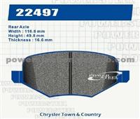 Brake Pad For Chrysler Town & Country Oe# 68193429AA