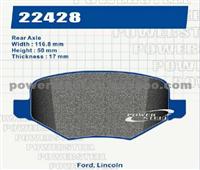 D1377 Brake Pads For Ford, Lincoln