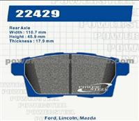 D1259 Brake Pads For Ford, Lincoln, Mazda