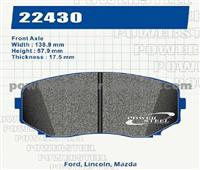 D1258 Brake Pads For Ford, Lincoln, Mazda