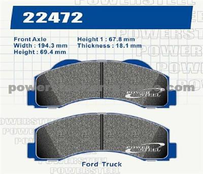 D1414 Brake Pads For Ford Truck