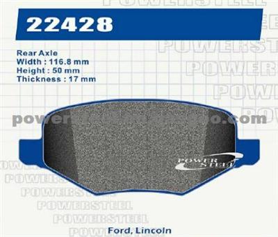 D1377 Brake Pads For Ford, Lincoln