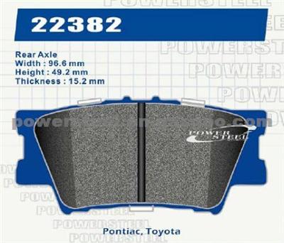 D1212 Brake Pads For Pontiac, Toyota