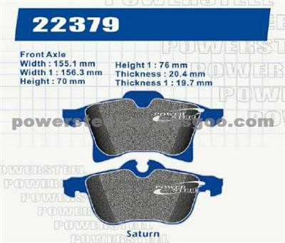 D1361 For Saturn Brake Pads