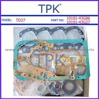 Nissan TD27 Overhaul, Full, Cylinder Head Gasket Kit,10101-43G86,10101-43G27