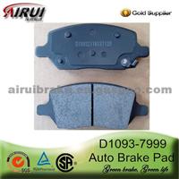 D1093-7999 Rear Brake Pad For BUICK TERRAZA 2005-2007;