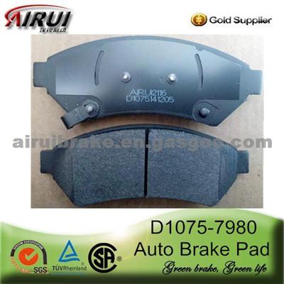 Auto Brake Pad D1075-7980 For Buick LaCrosse 2005 Year (OE No.:88964099