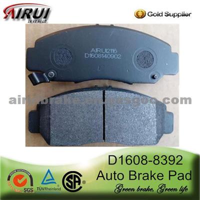 Top Quality Brake Pad Of D1608-8392 For Honda