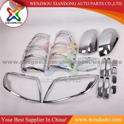 2012 FORD RANGER WILDTRAK FULL SET MIRROR CHROME ACCESSORIES FOR FORD RANGER 2012 AUTO AFTERMARKET PARTS CAR ACCESSORIES