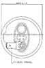 OEM 0411-2300 Oil Pressure Sensor For M4 NUT ,1/8 BSPT THREAD