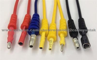 Test lead kit round terminals cable