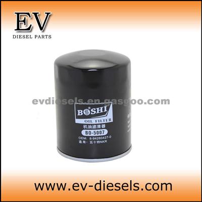 ISUZU Engine Oil Filter 4HG1 4HG1 Fuel Filter