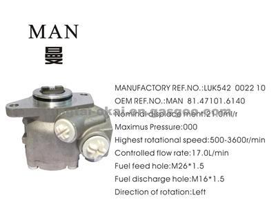 MAN/Power Steering Pump/81471016140/542002210/542004210