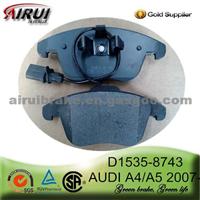 D1535-8743 Auto Brake Pad For AUDI A4/A5 2007-
