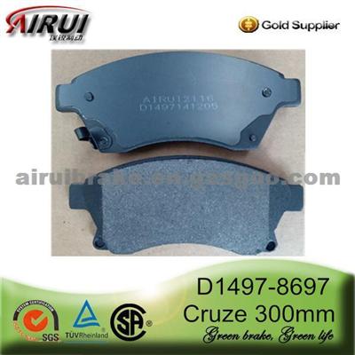 D1497-8697 Premium Ceramic Or Semi-Metallic Brake Pads