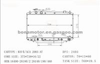 Auto Radiator For TOYOTA RAV4 2003 16400-28180 16400-28182 16400-28140 16400-28190 16400-28460