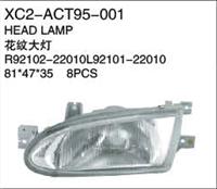 Replacement For ACCENT 95-96 Head Lamp