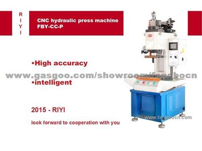Power Hydraulic Press,CNC Hydraulic Press Machine FBY-CC-P,10 Ton Fast CNC C Frame Single-Columm Hydraulic Press By Fangbo