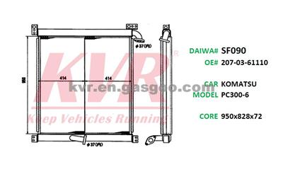 Oil Cooler For KOMATSU PC300-6 Oem 207-03-61110