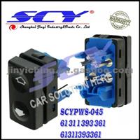 Power Window Switch Single Button W/Blue Base For BMW E36 3 Series OE 61 31 1 393 361 61311393361