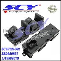 Chrome Driver Side Electrical Master Window Switch For VW Jetta Golf 4 Passat B5 OE 3BD 959 857 3BD959857 1J4 959 857 D