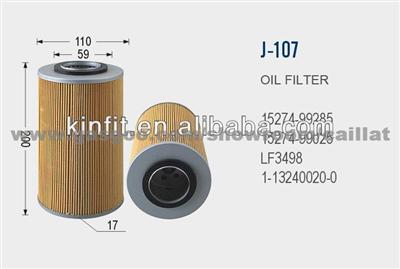 CARTRIAGE OIL FILTER LUBE ELEMENT For Nissan Bus Truck 15274-99025 15274-99285 LF3498