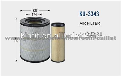 CARTRIAGE AIR FILTER FOR Isuzu Mitsubishi Nissan Bus Truck 1-14215213-0 1142152130 1-14215-213-0